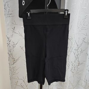 Elegant Black High-Waisted Shapewear Shorts